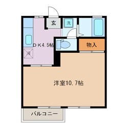 川越富洲原駅 徒歩10分 1階の物件間取画像